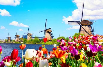 Bike-and-Barge-in-The-Netherlands-for-Tulip-Season